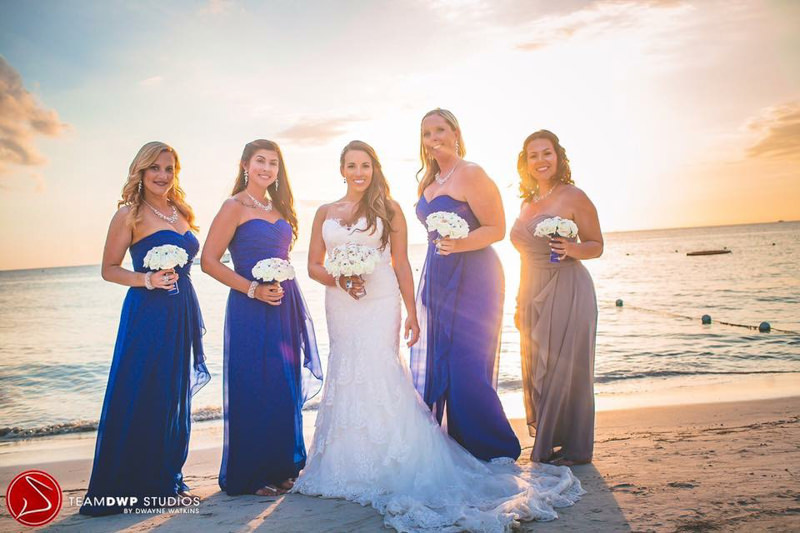 Melissa S Royal Blue Beach Destination Wedding The Bridal